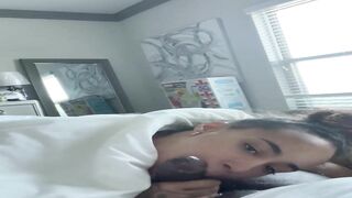 ebony sloppy blowjob