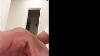 rammed in the bathroom