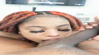 wet black pussy takes black dick