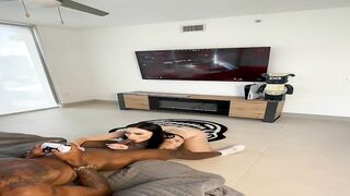 latina gets pussy hammered