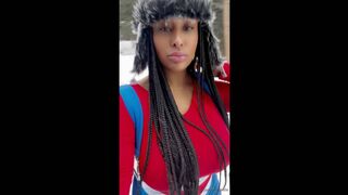 She had to save a man from freezing to death