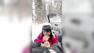 She had to save a man from freezing to death