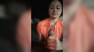 she makes dude bust in under 3 minutes